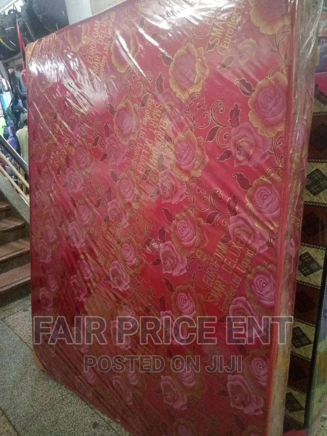 Super Deluxe Eurofoam Mattress.5x6x6inches.( Red)