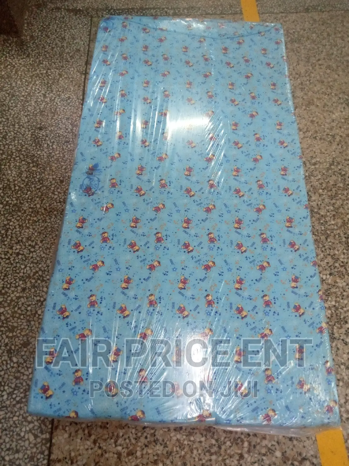 Baby Mattress.4x2x4inches.( Blue)