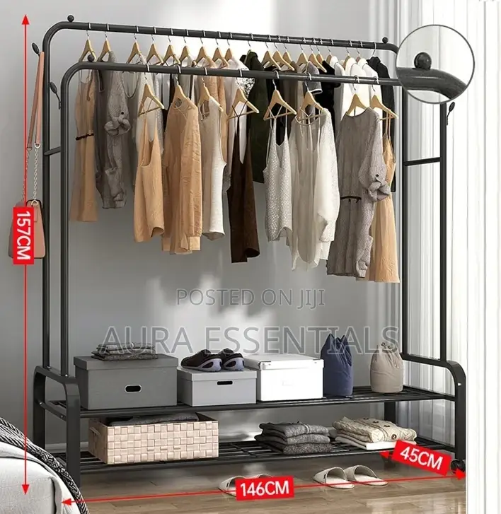 Clothes Rack With Wheels