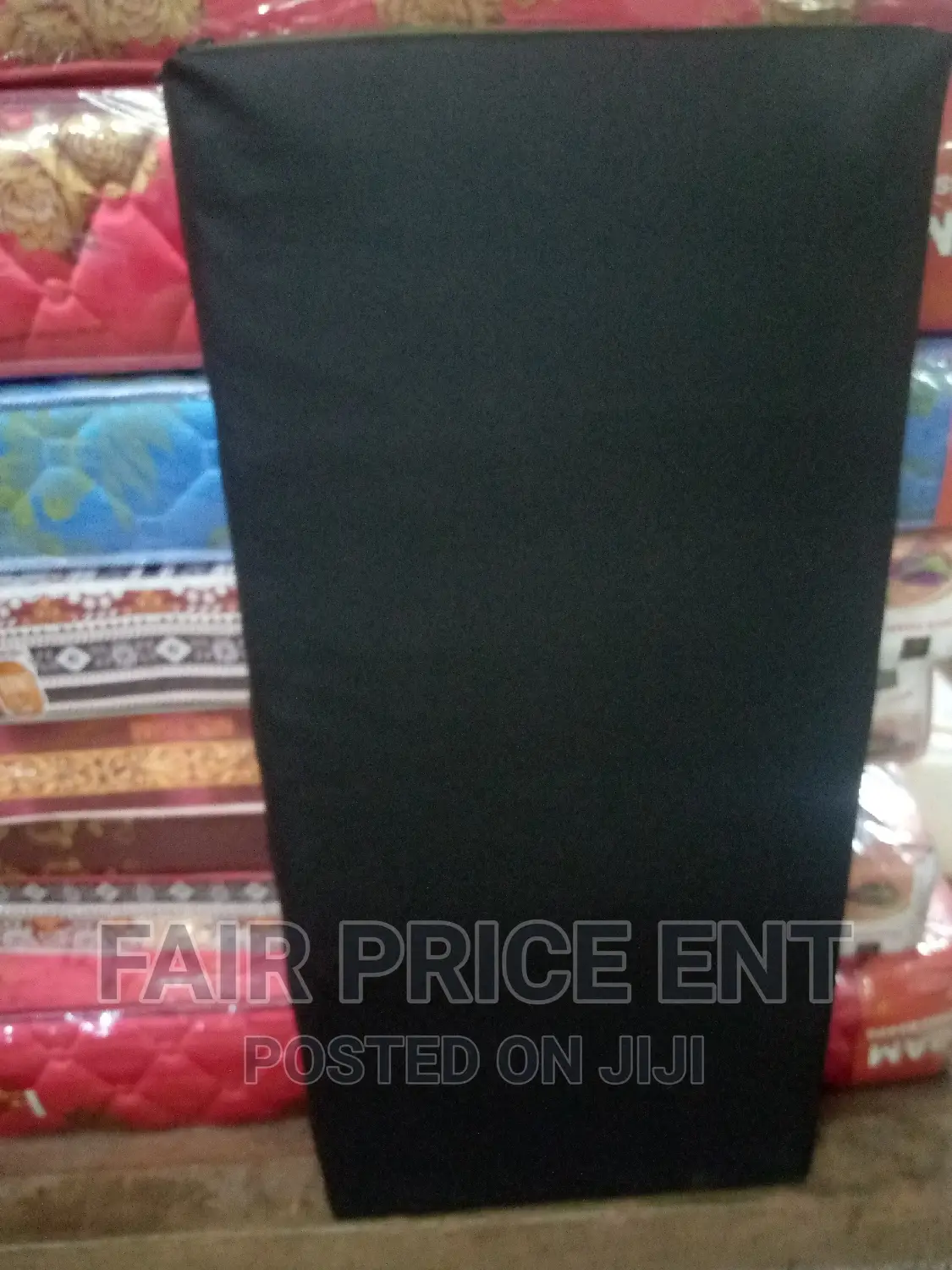 Baby Mattres With Leather Cover .4x2x4inches.( Black)