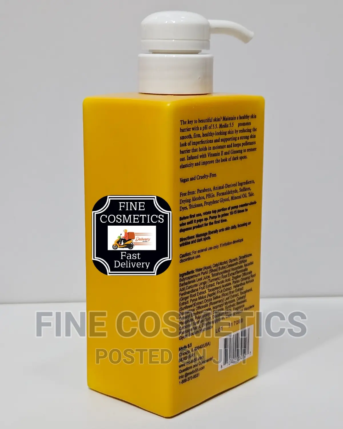 MEDIX 5.5 Vitamin C+E Turmeric Brightening + Firming Lotion