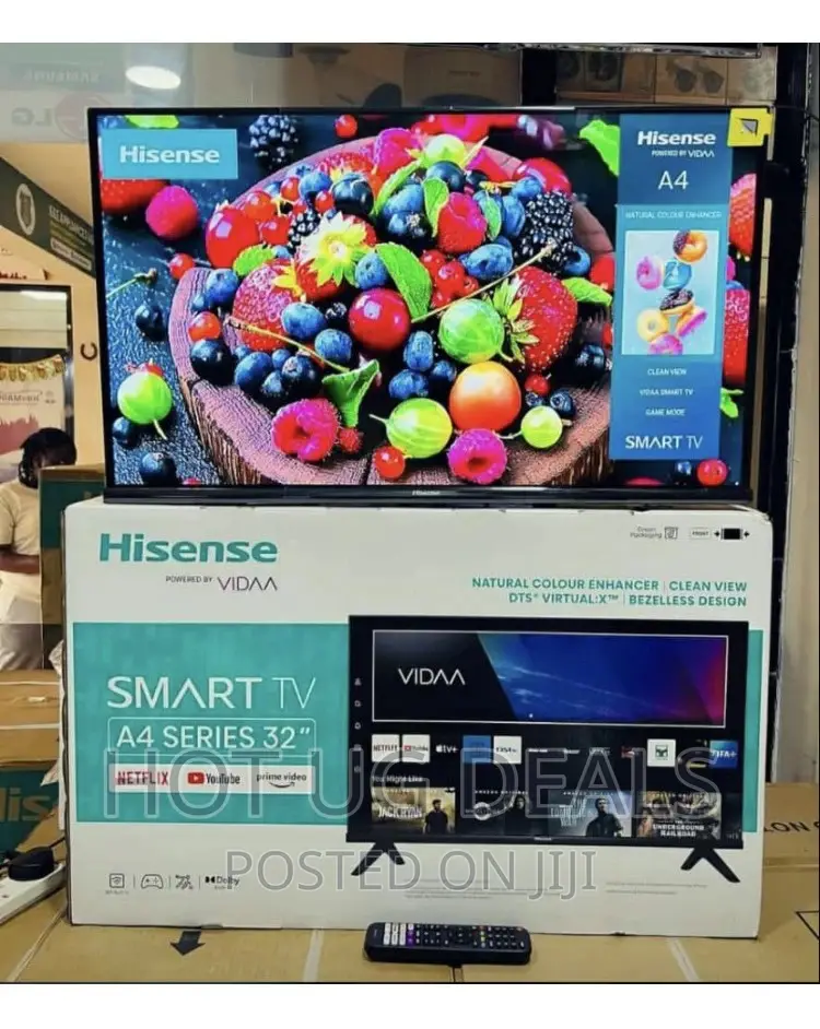 Hisense 32" Smart TV, Youtube Netflix + Free Wall Mount