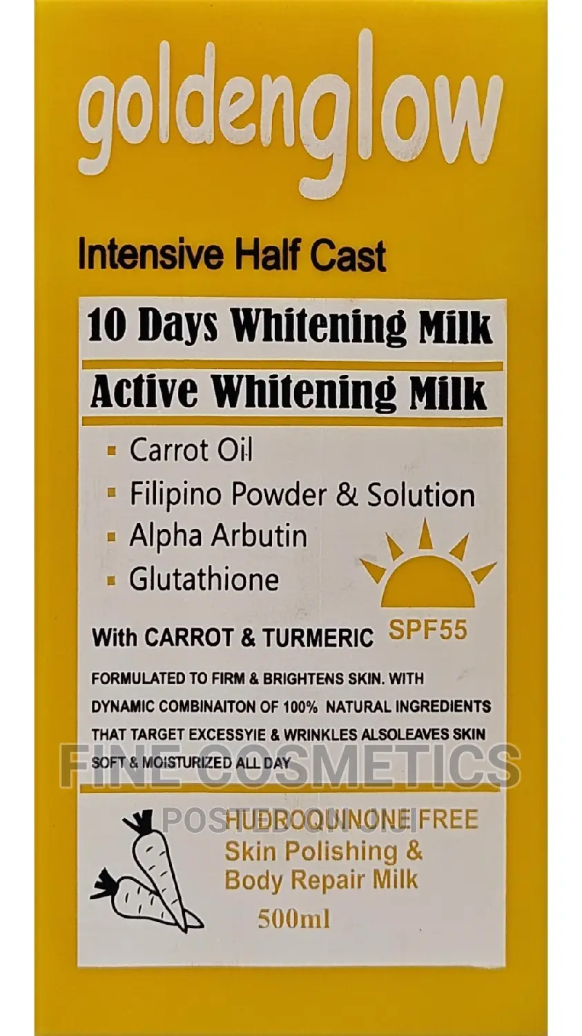 Golden Glow 10days Intensive Half-Cast Whitening Body Lotion