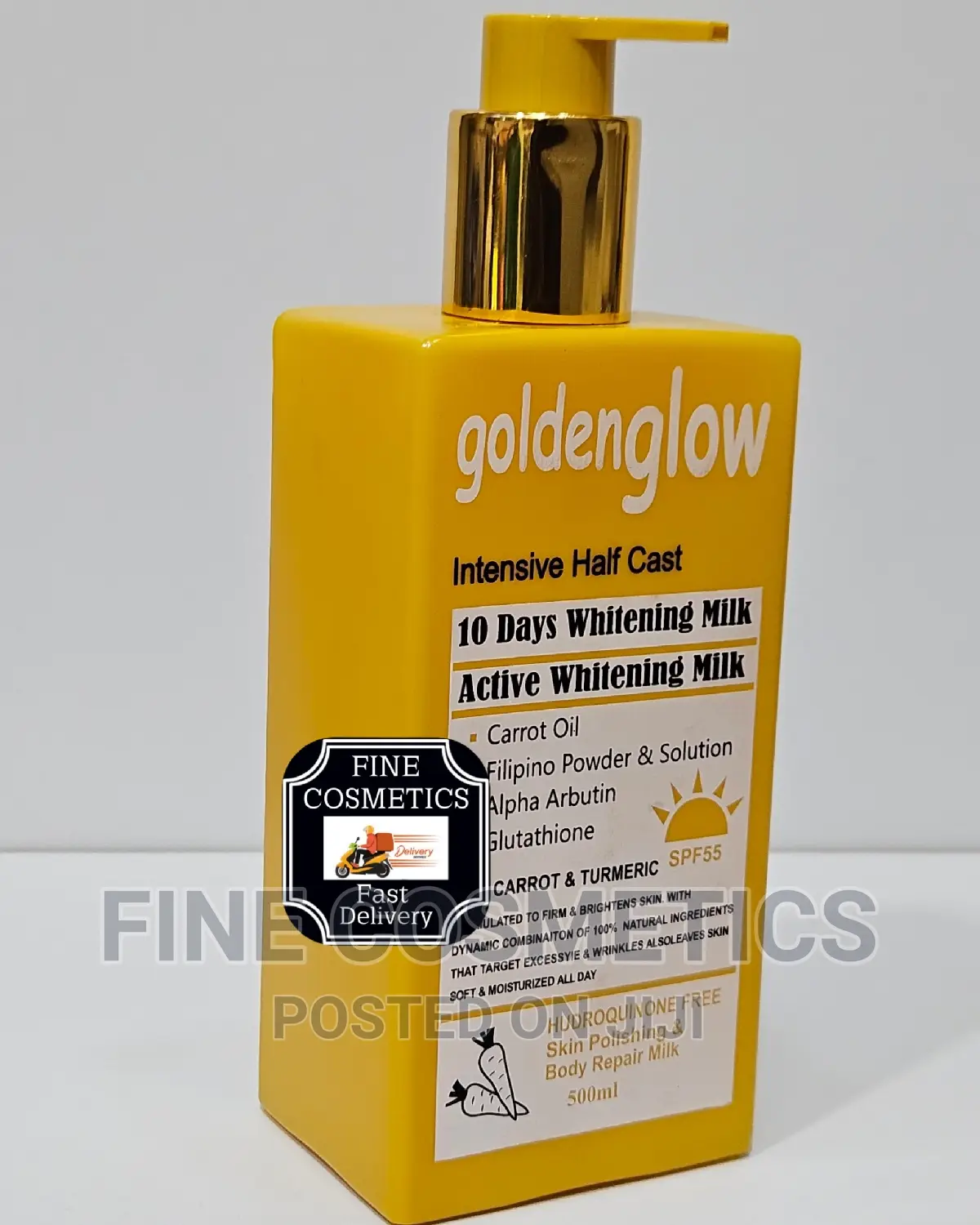 Golden Glow 10days Intensive Half-Cast Whitening Body Lotion