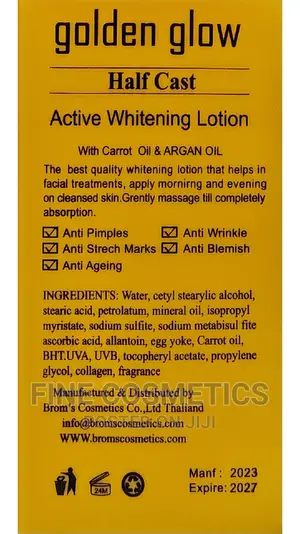 Golden Glow 10days Intensive Half-Cast Whitening Body Lotion