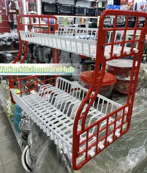 Classic Hard Plastic Plate Rack
