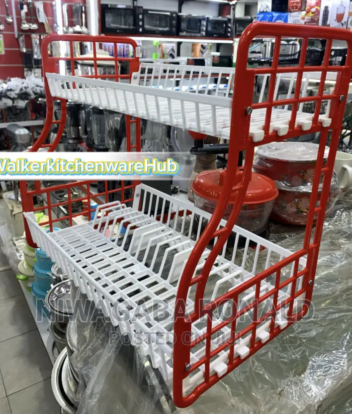 Classic Hard Plastic Plate Rack