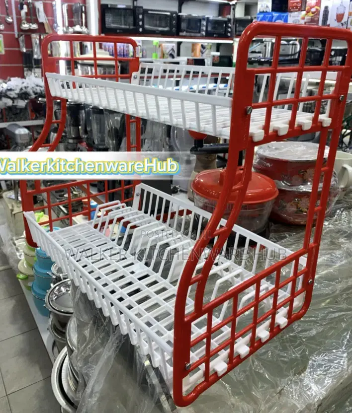 Classic Hard Plastic Plate Rack