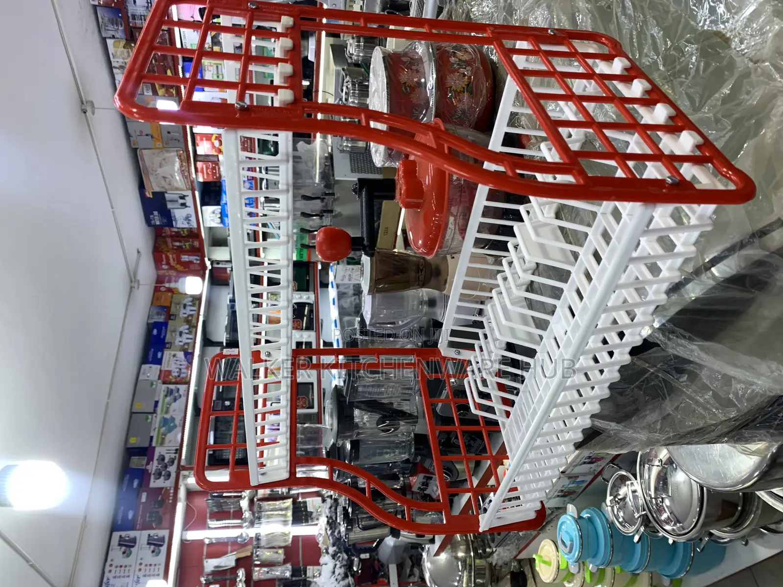 Classic Hard Plastic Plate Rack