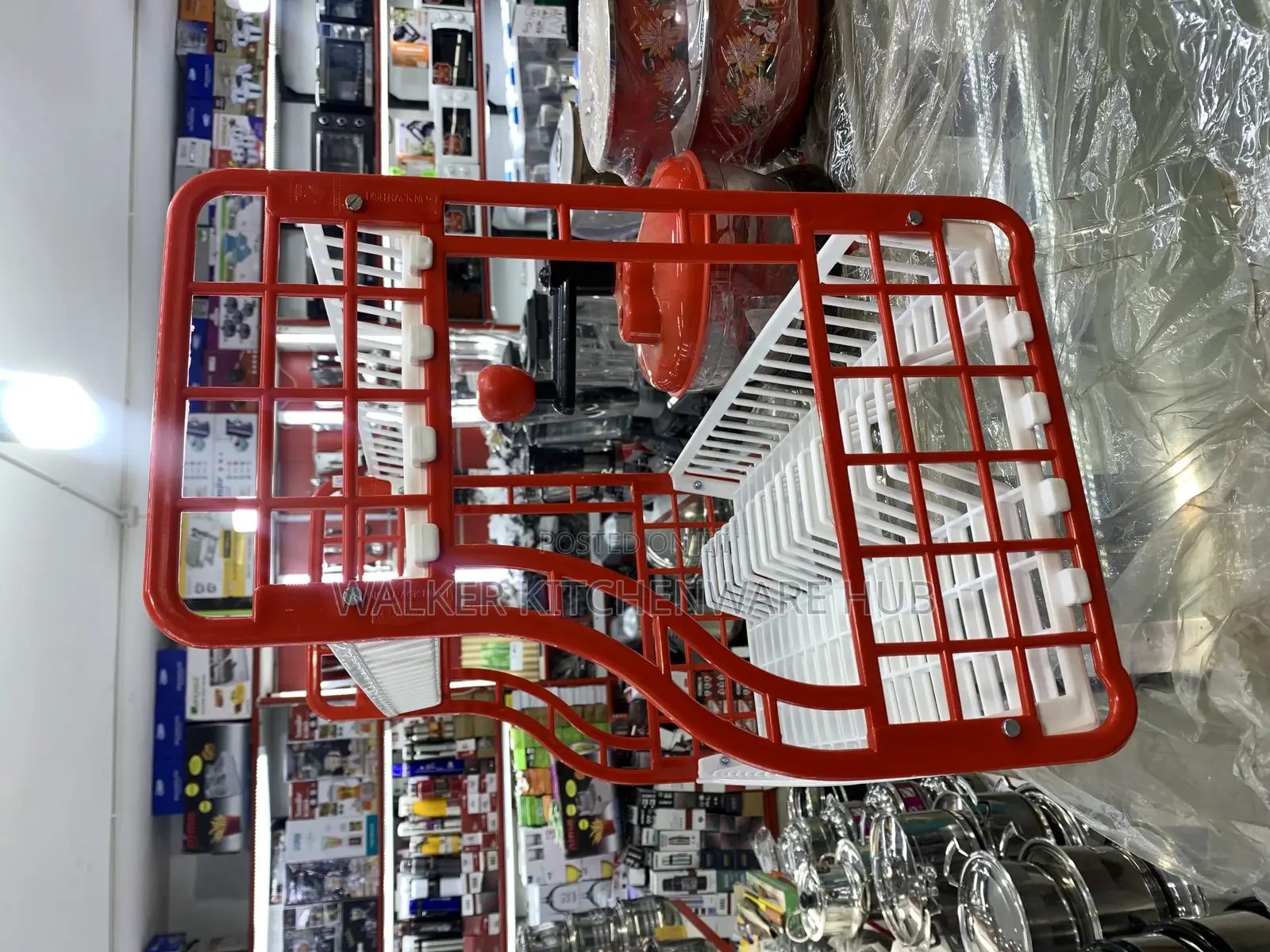 Classic Hard Plastic Plate Rack