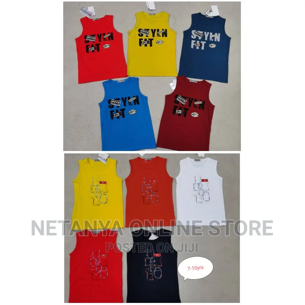 Kids Cotton Vests