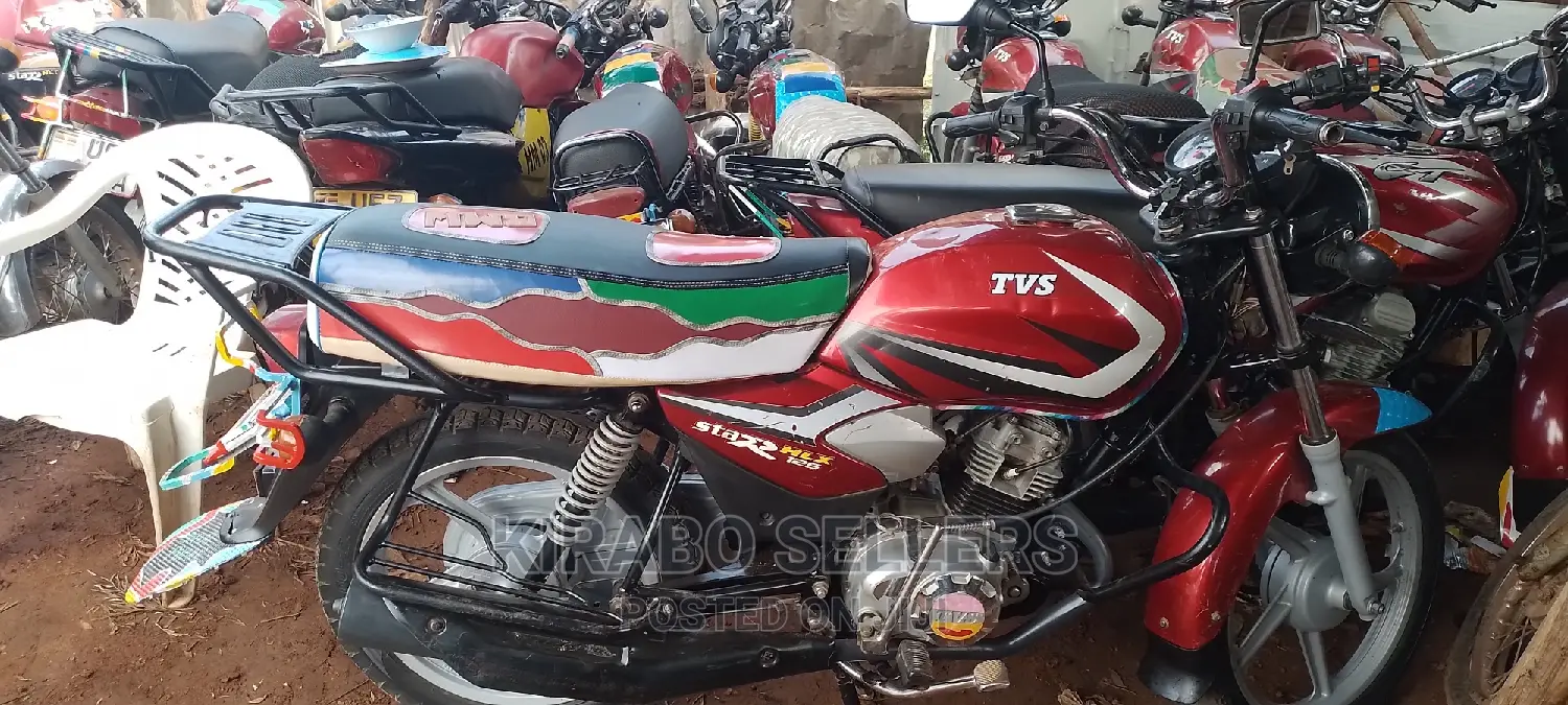 New TVS HLX 125 2023 Red