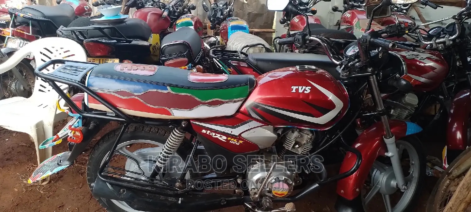 New TVS HLX 125 2023 Red