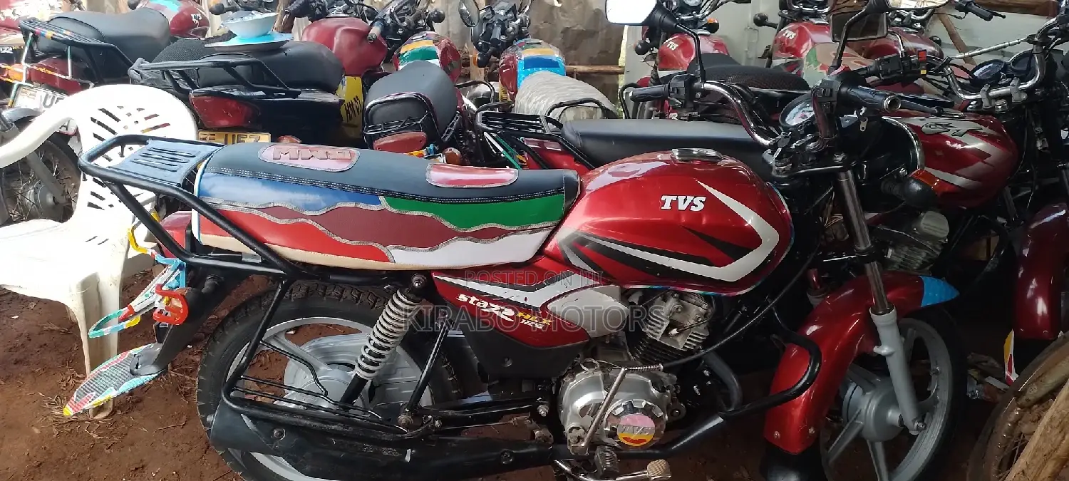 New TVS HLX 125 2023 Red