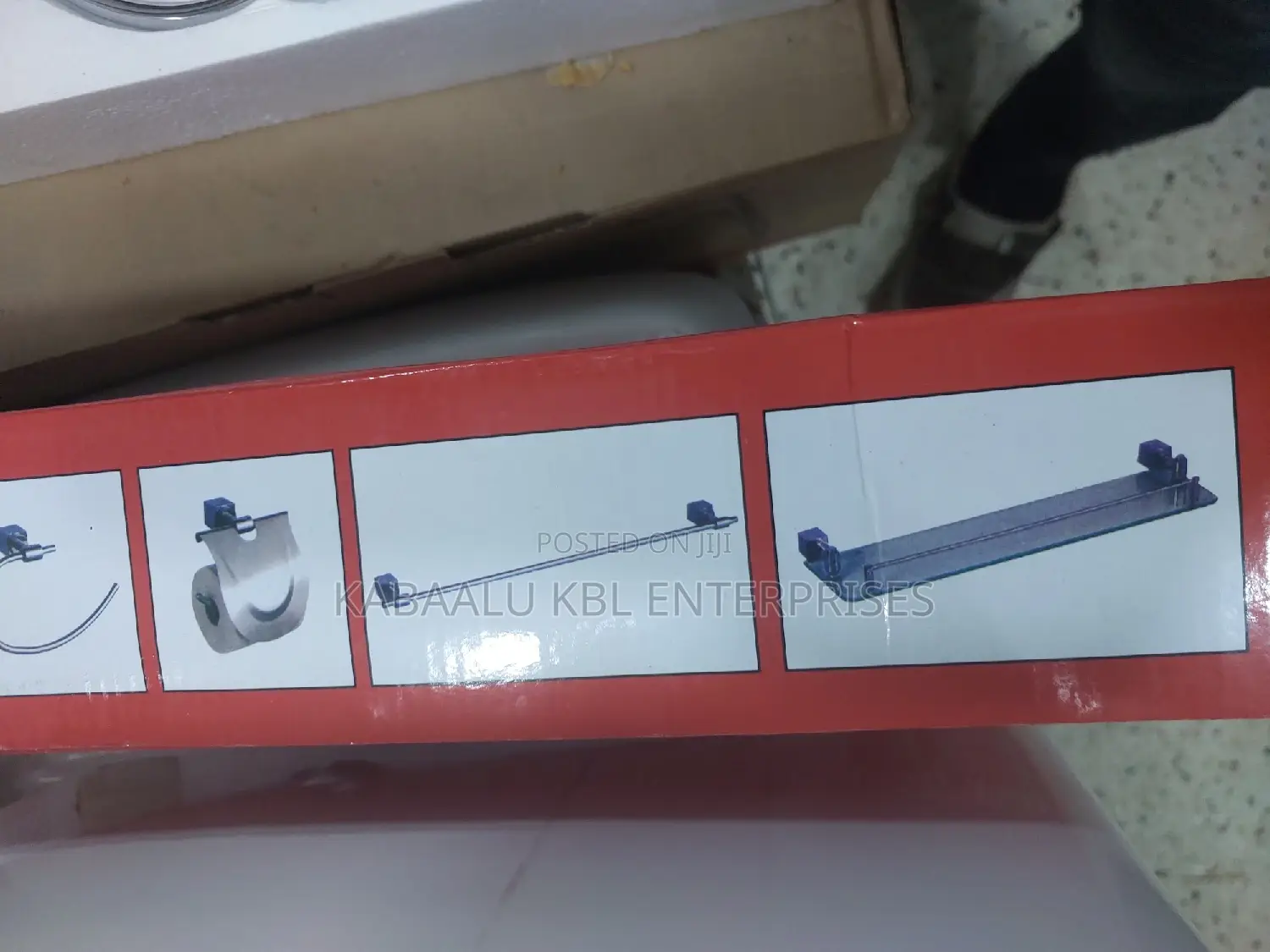 Bathroom Accessories Set/Kit (BRIMIX) With 7 Different Items