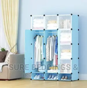3 Columns Plastic Wardrobe