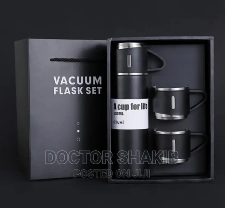 Stainless Steel Vacuum Flask Set
