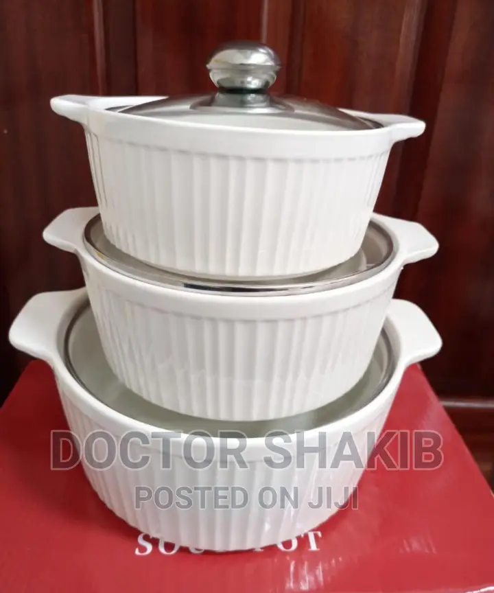 3pcs Ceramic Serving Bowl Set