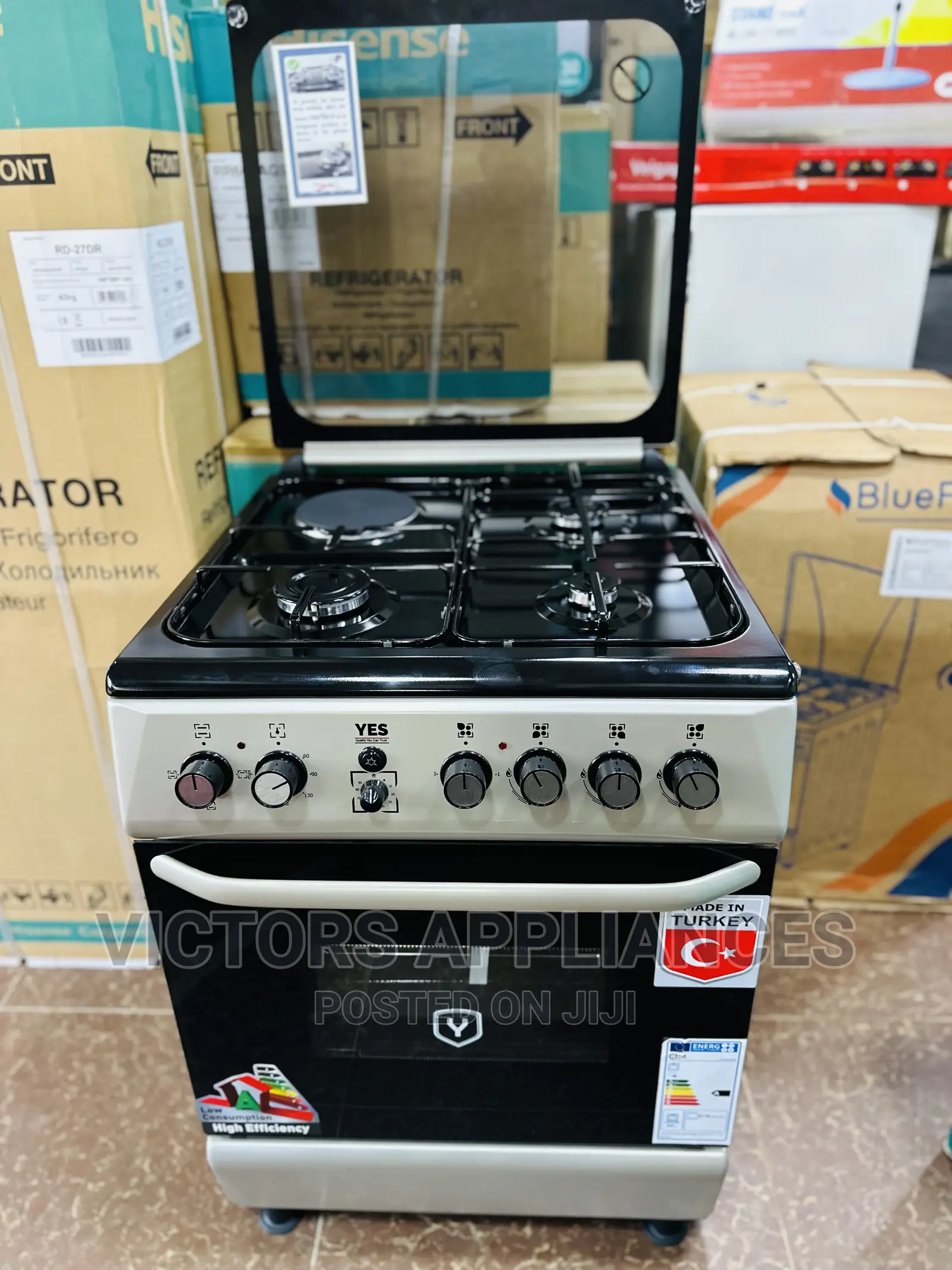 YES COOKER 3GAS 1ELECTRIC 60*60cm Made in Turkey