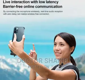 3 in 1 Noise Reduction Lavalier Mini Wireless Microphone