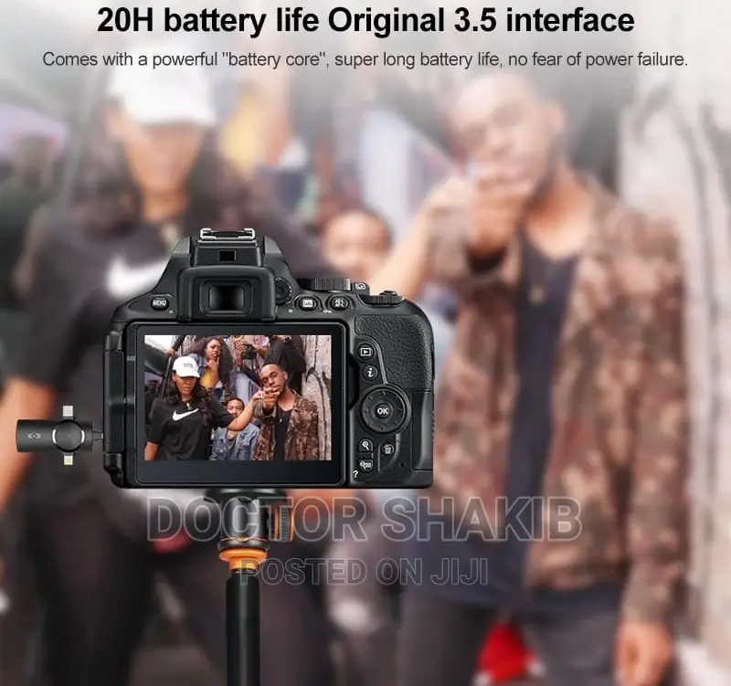 3 in 1 Noise Reduction Lavalier Mini Wireless Microphone