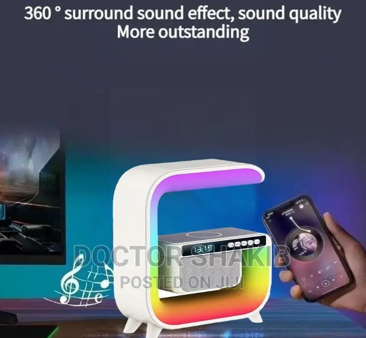 Multifunctional G Shaped Light Wireless Charger