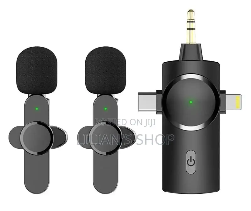 3 in 1 Noise Reduction Wireless Microphone