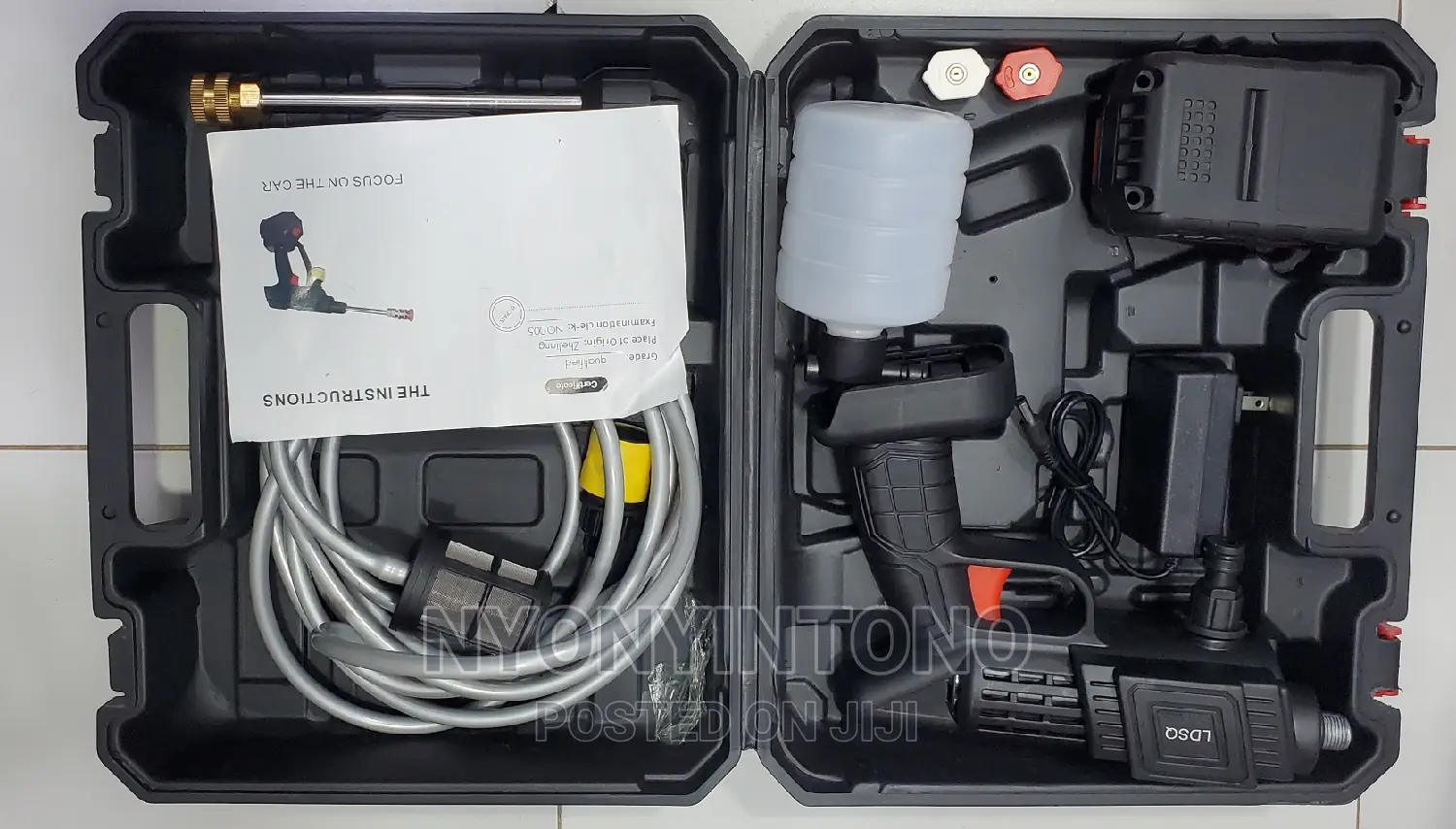 Rechargeable Hand Pressure Washer for Cars Animals Plants