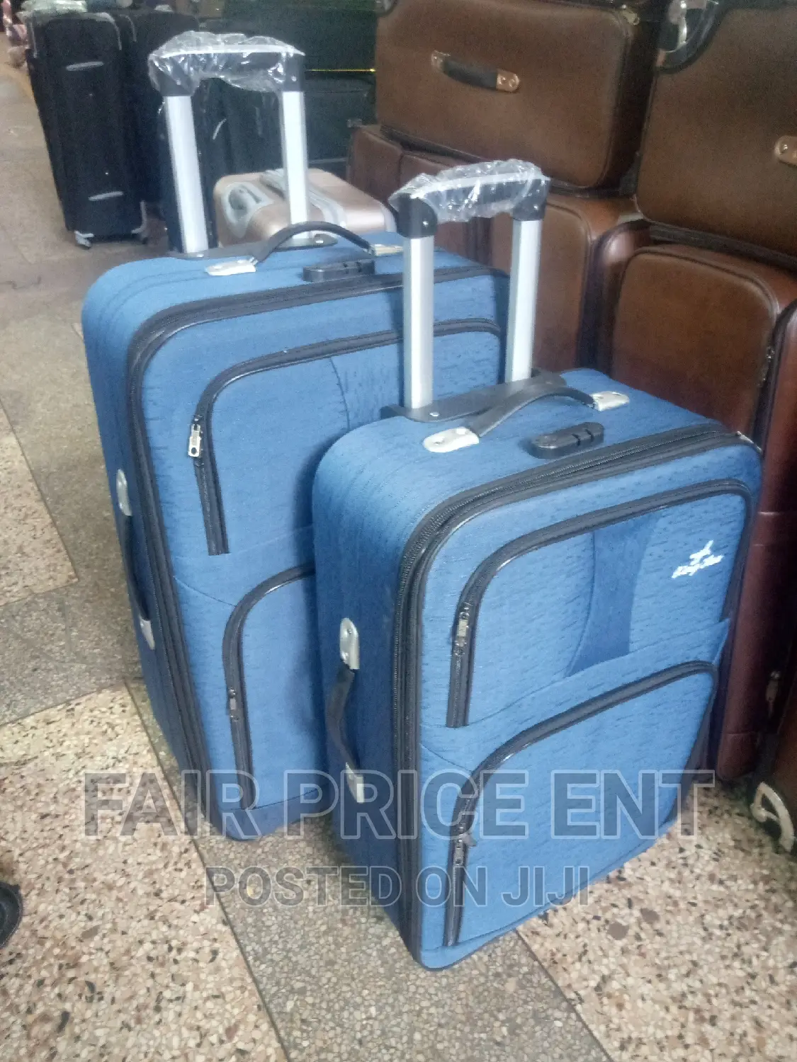 Cloth Suitcase.Medium.( Blue)