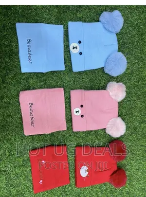 2pc Kids Cotton Headsocks for Newborn Baby Boy Girls