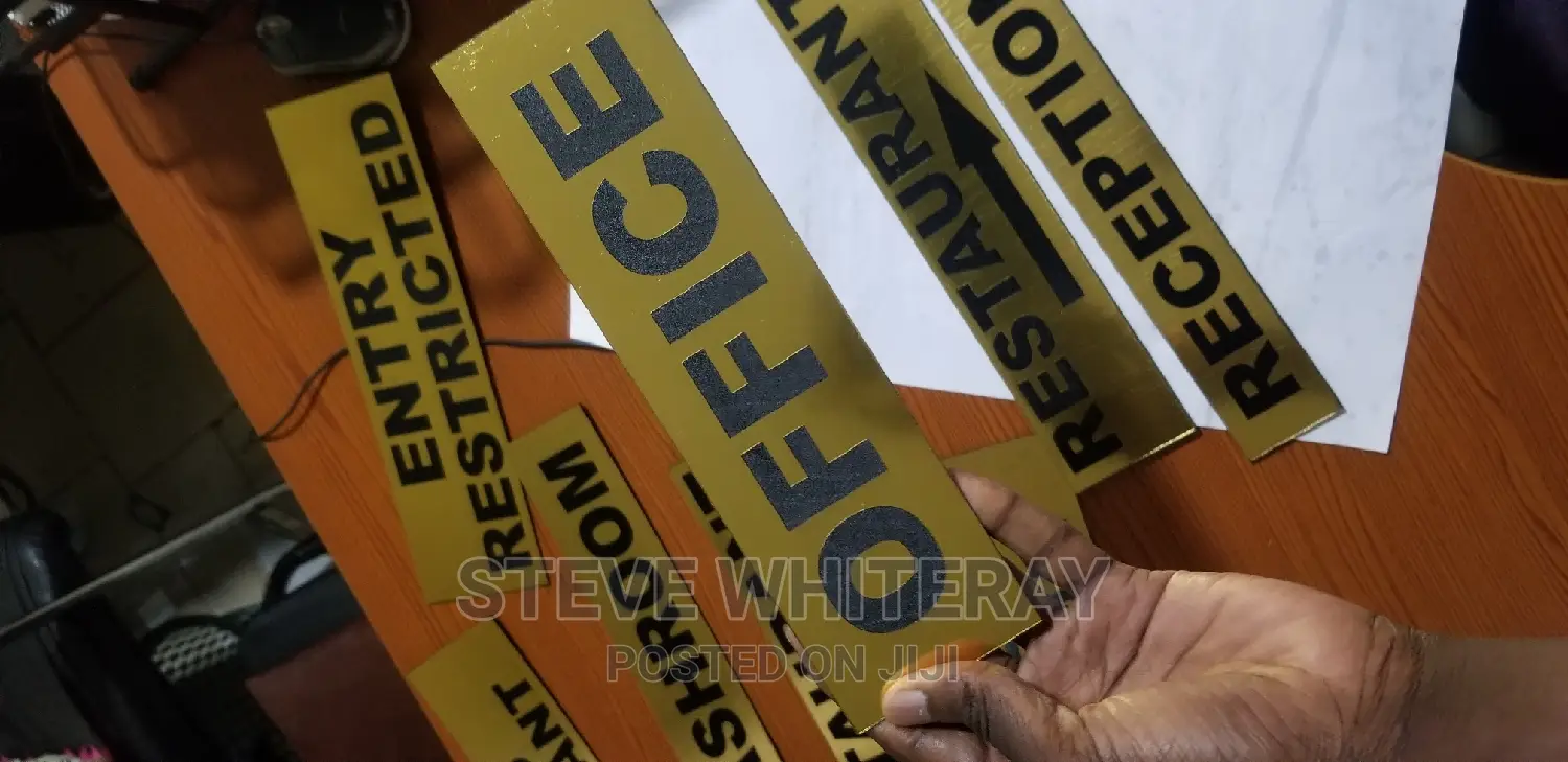 All Kinds of Tages Door Labels, Rooms