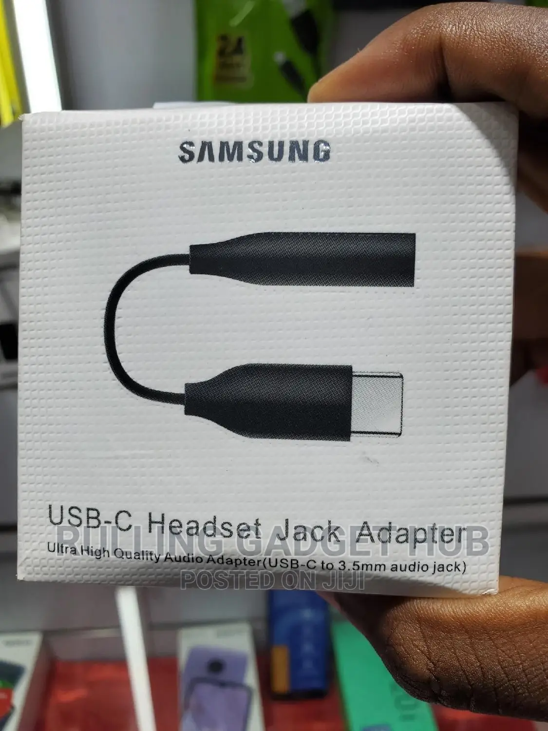 Samsung USB-C Headset Jack Adapter.