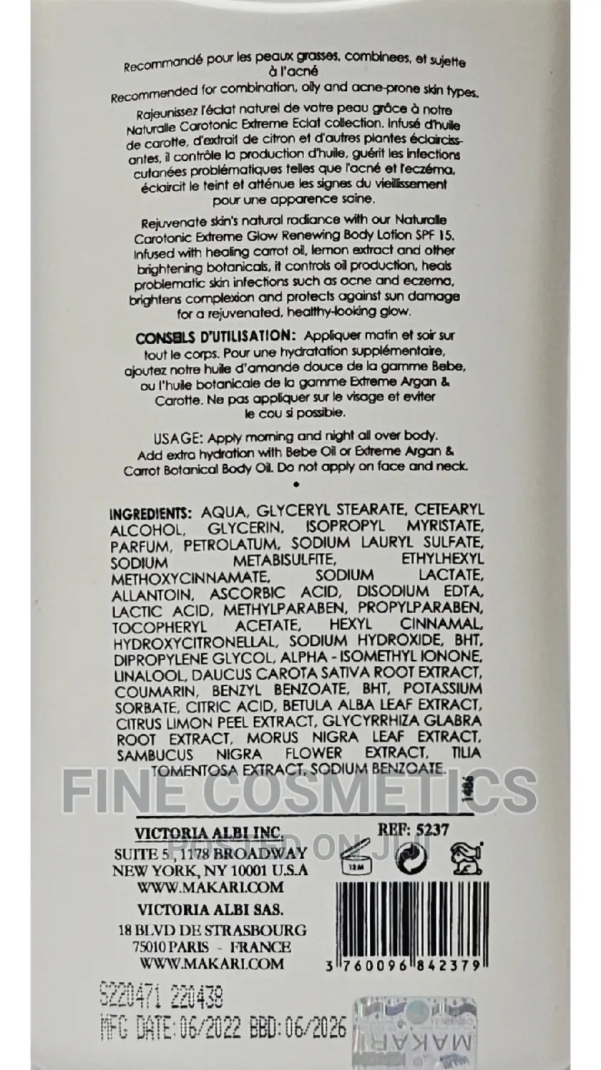 Original Makari Carotonic Extreme Brightening Skin Products