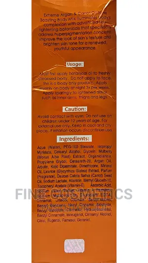 Original Makari Extreme Intense Argan+Carrot Oil Skin Toning