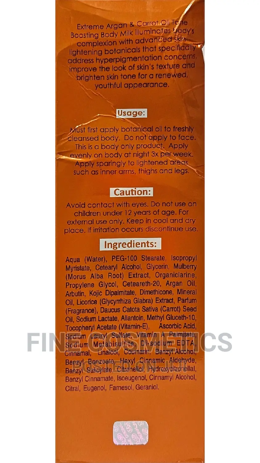 Original Makari Extreme Intense Argan+Carrot Oil Skin Toning