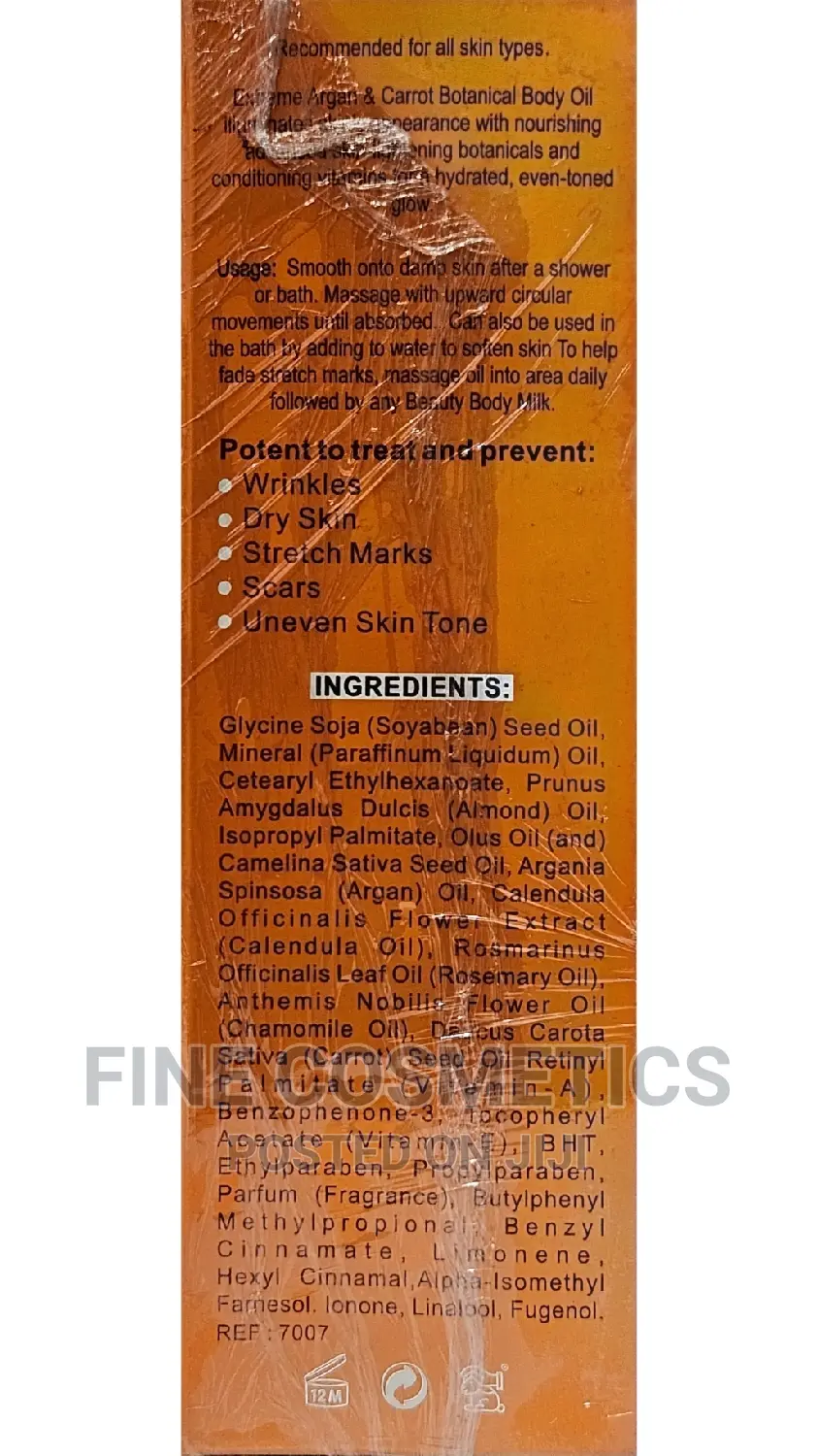 Original Makari Extreme Intense Argan+Carrot Oil Skin Toning