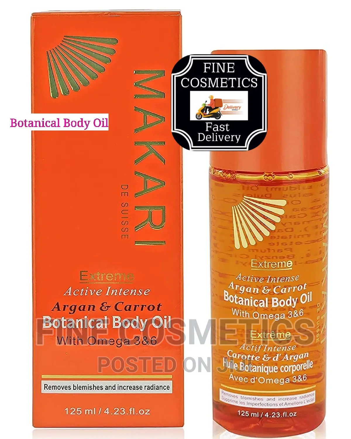 Original Makari Extreme Intense Argan+Carrot Oil Skin Toning