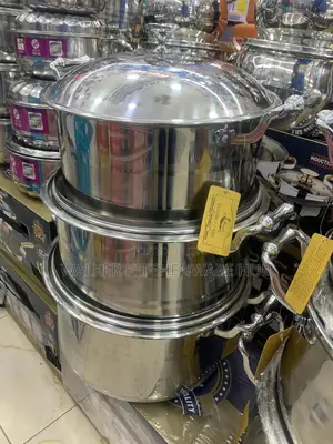 Heavy Stainless Steel Serving Cookware Dishes 30,32,34cm