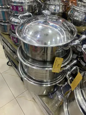 Heavy Stainless Steel Serving Cookware Dishes 30,32,34cm