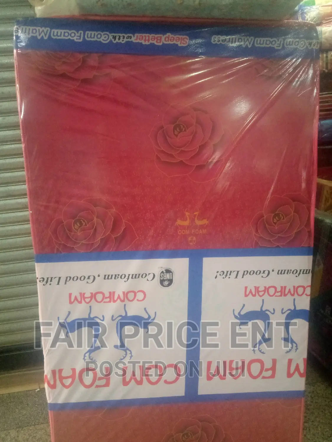 Super Deluxe Mattress.3x6x4inches.( Red)