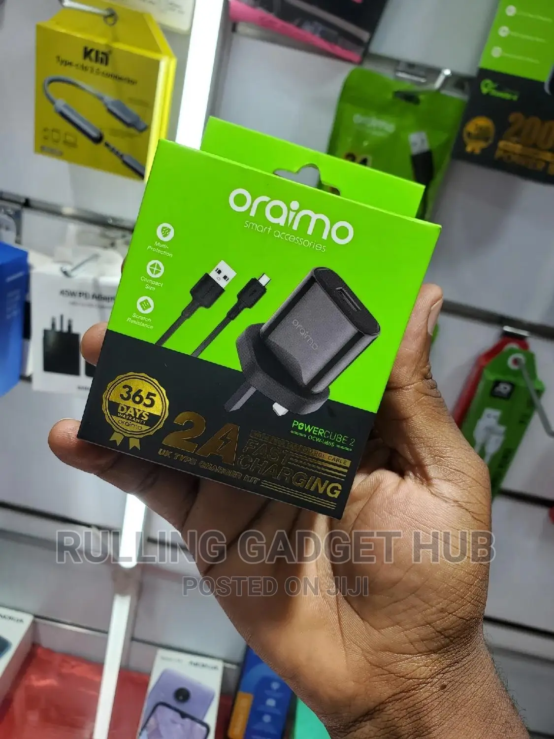 ORAIMO 2A Fast Charging Smart Phone Charger.
