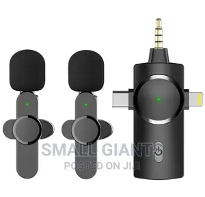 3 In 1 Noise Reduction Lavalier Mini Wireless Microphone