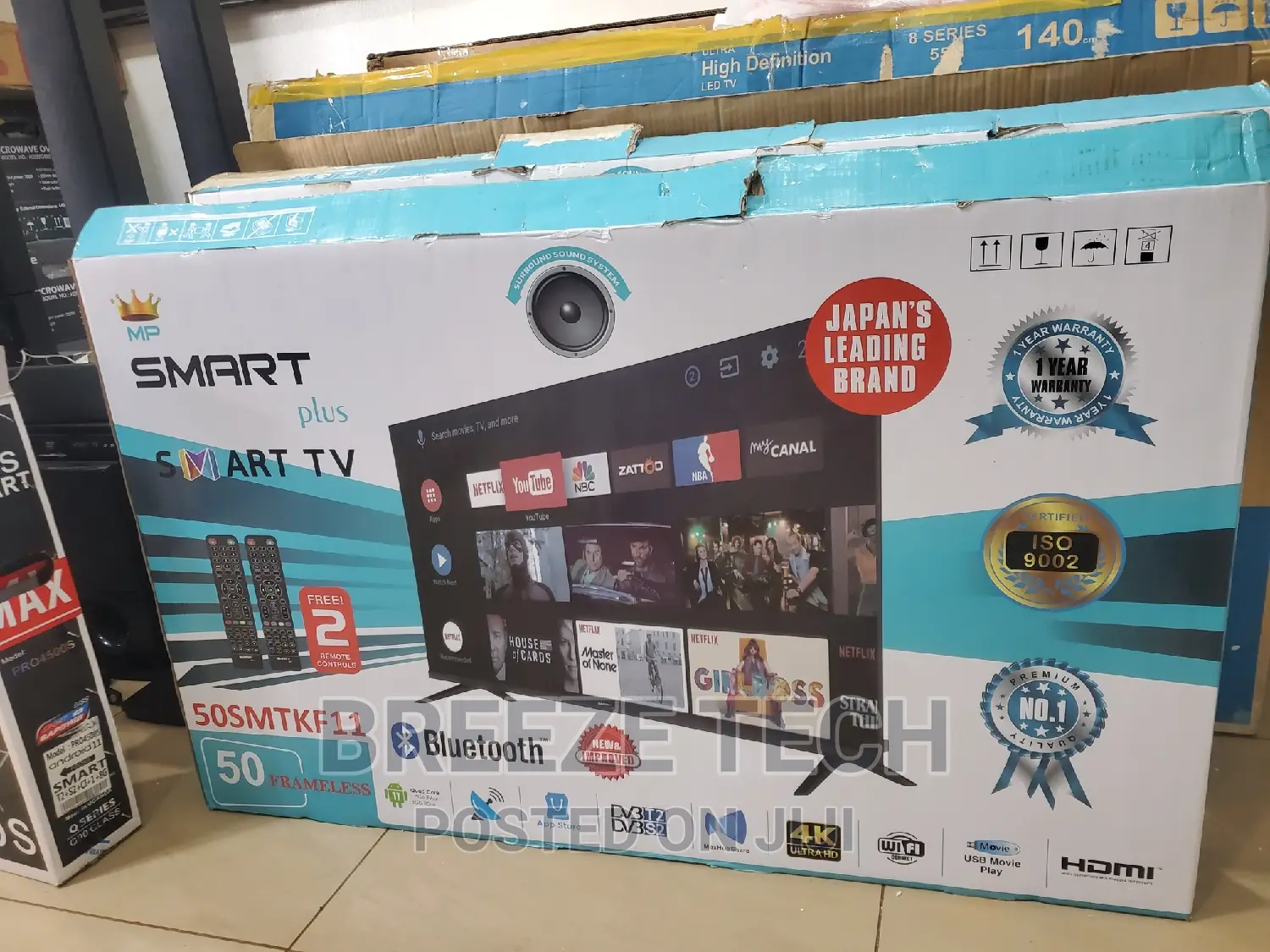 50" Inch Smart Tv Smartplus