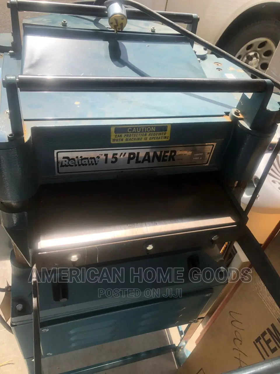 Reliant 15" Heavy Duty Planer 240volts, Vacuum, 1ph.