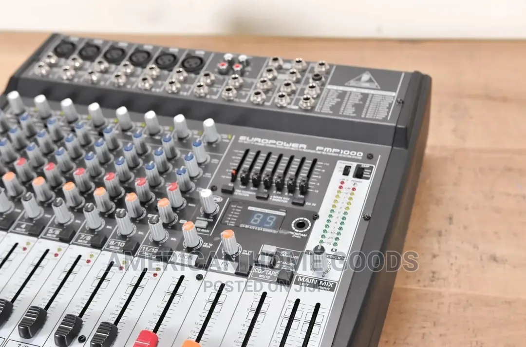 Behringer Europower PMP1000 500W 12-Channel Powered Mixer