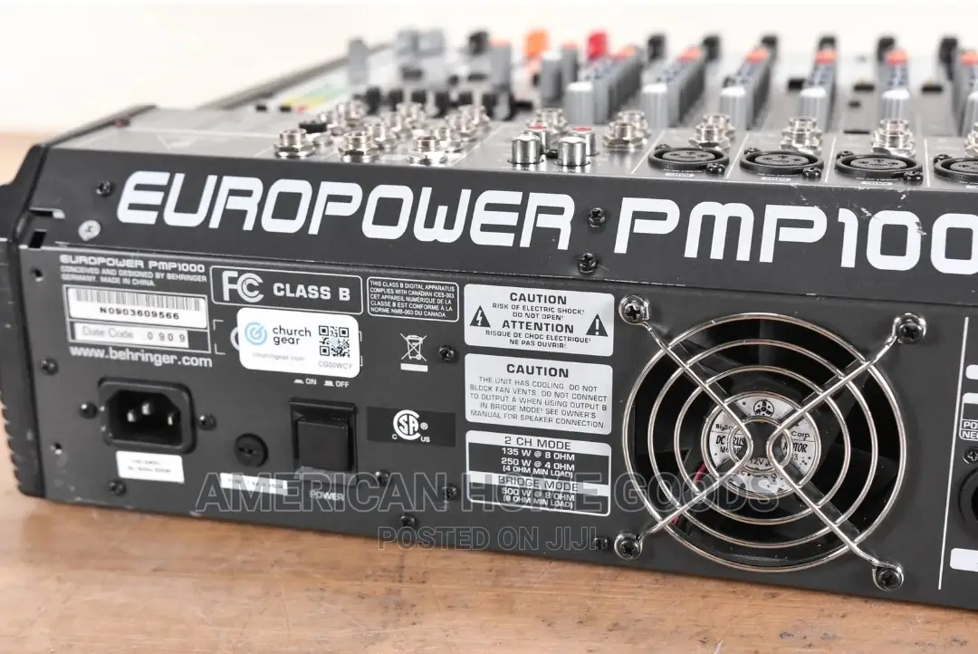Behringer Europower PMP1000 500W 12-Channel Powered Mixer