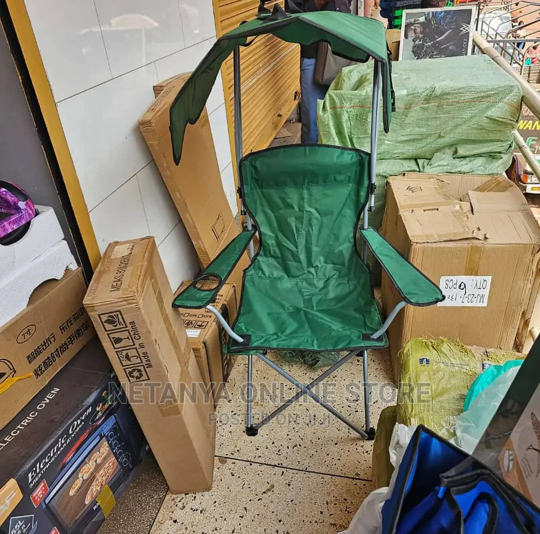 Lightweight Camping Chair With Sun Shade
