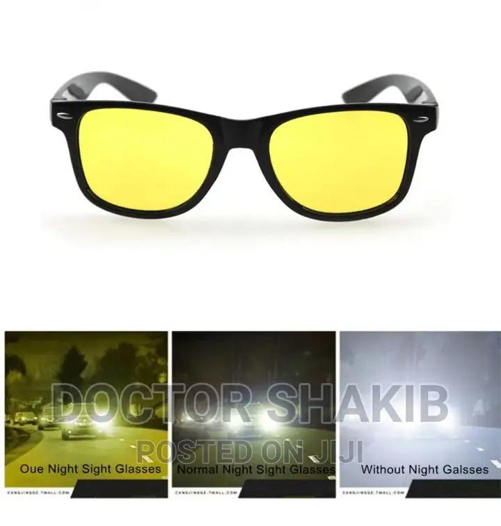 Night Vision HD Yellow Driving Glasses