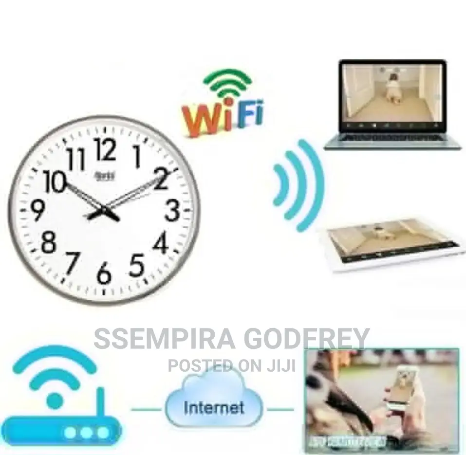 Wall Clock Camera