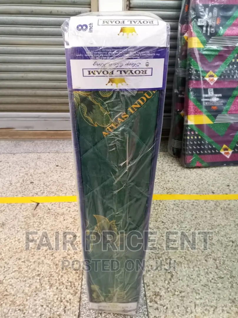 Royal Foam Mattress.5x6x8inches.( Green)